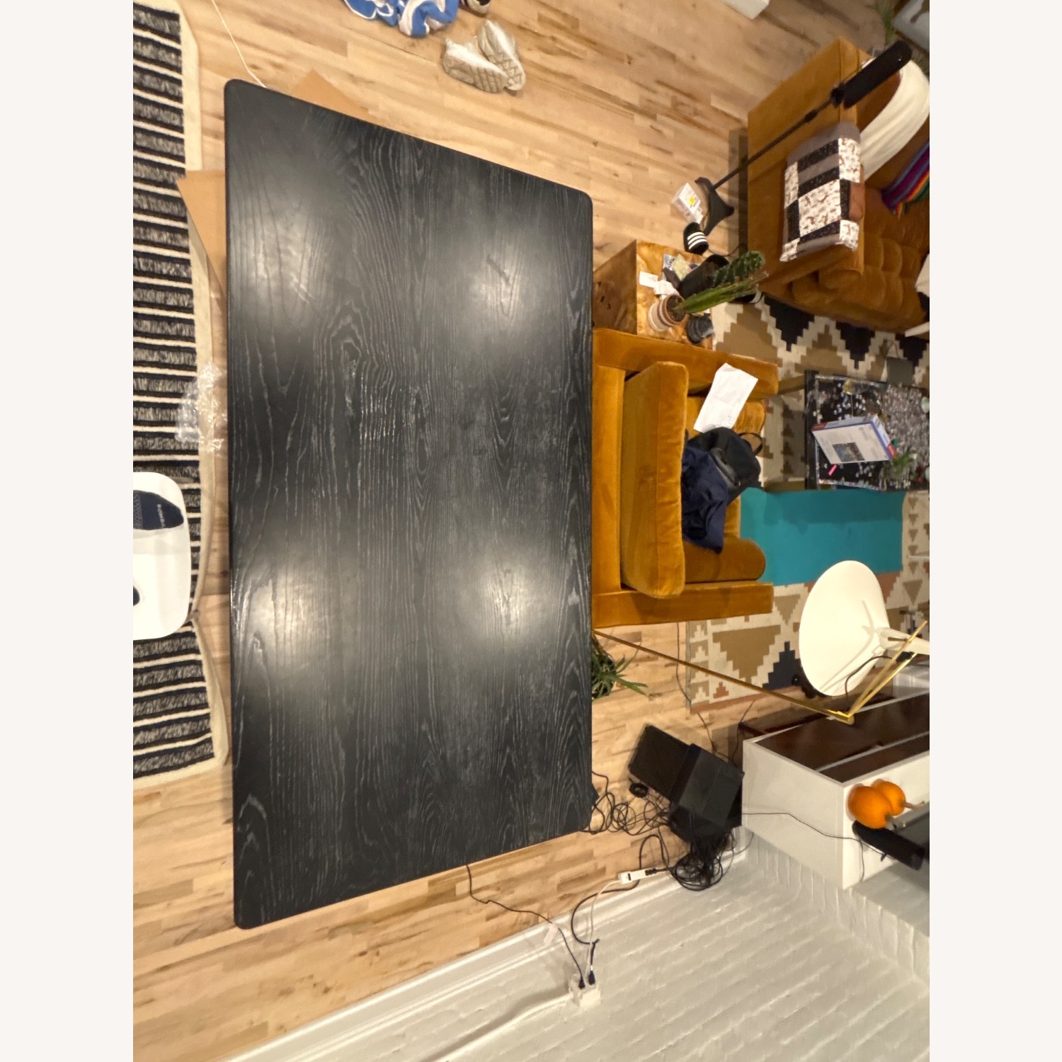 CB2 Dunn table in Black Ash - image-4