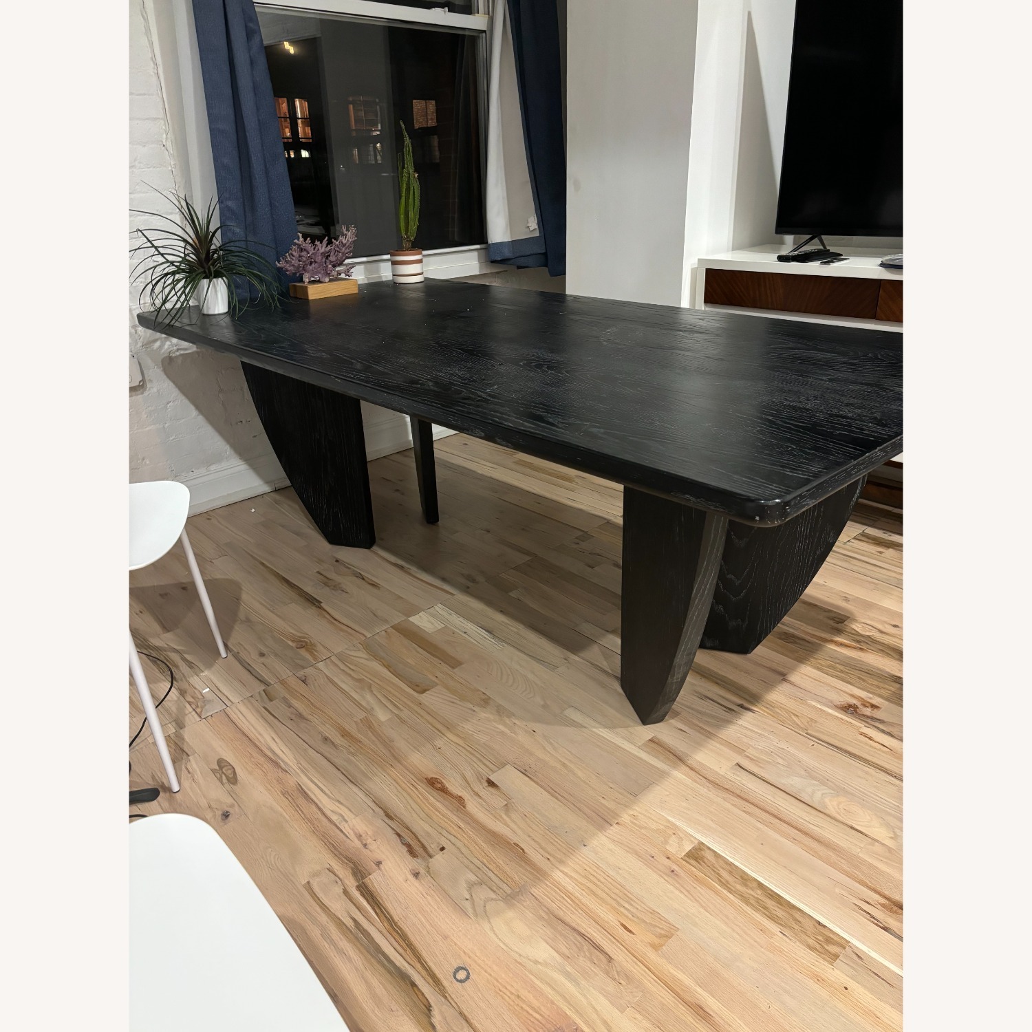 CB2 Dunn table in Black Ash - image-2