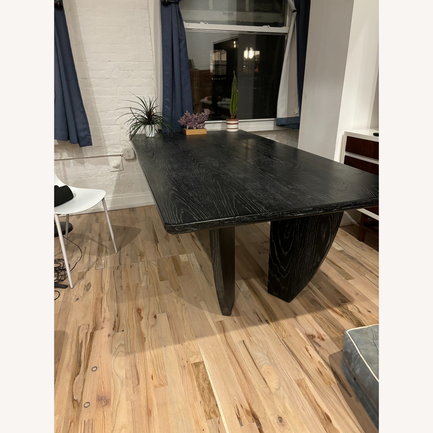 CB2 Dunn table in Black Ash - image-3