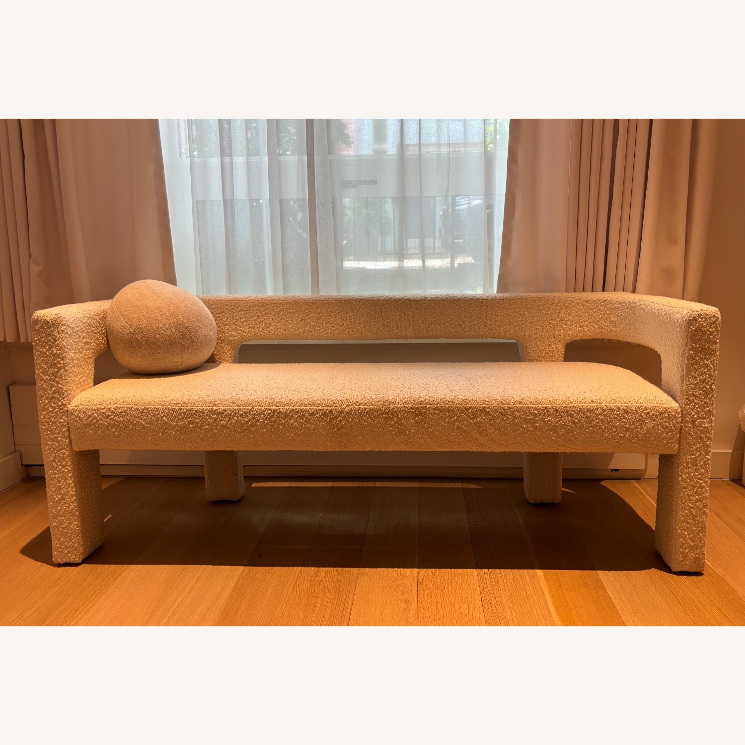 CB2 Stature Boucle Bench - image-1