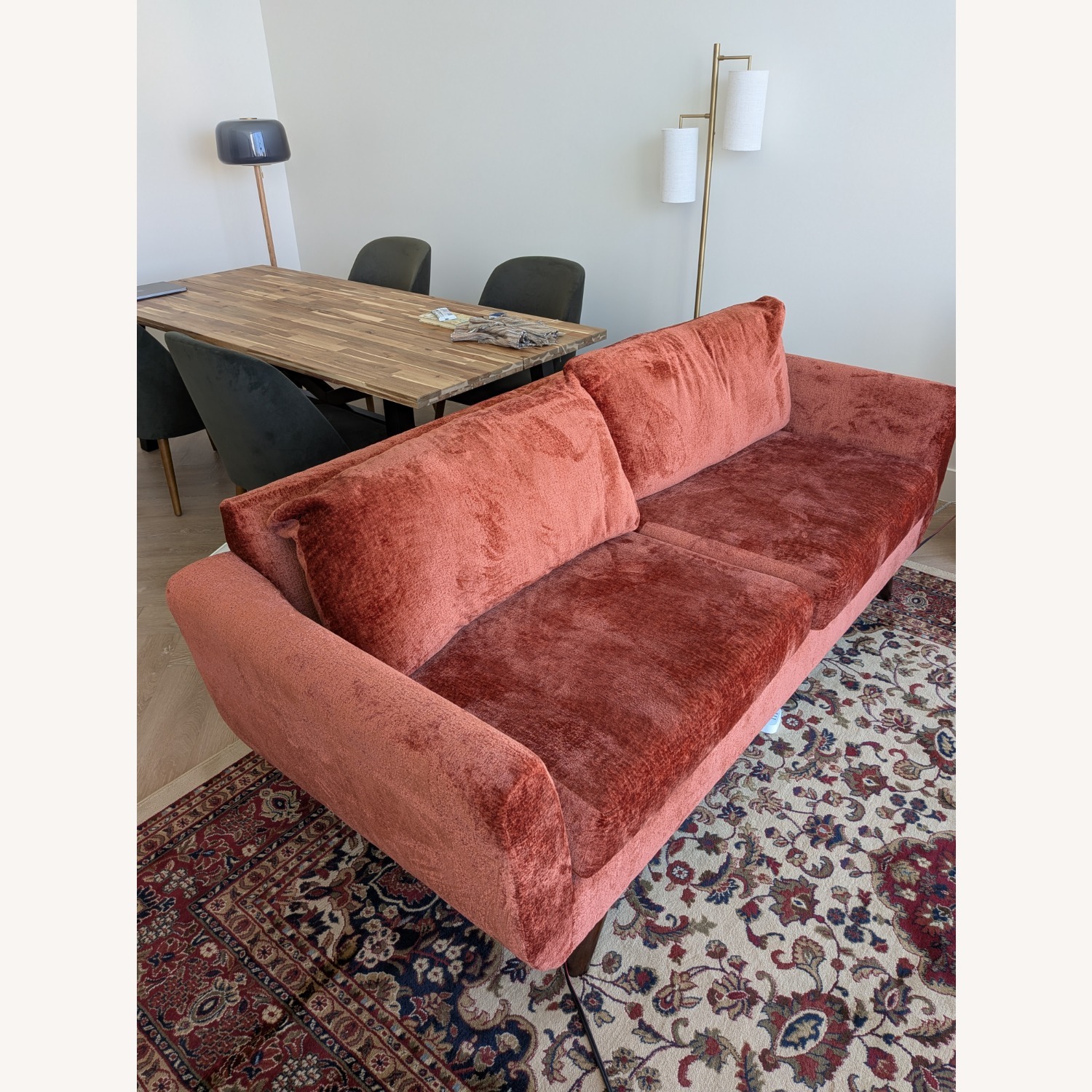 Custom Sofa Co. Plush Red Sofa - image-5
