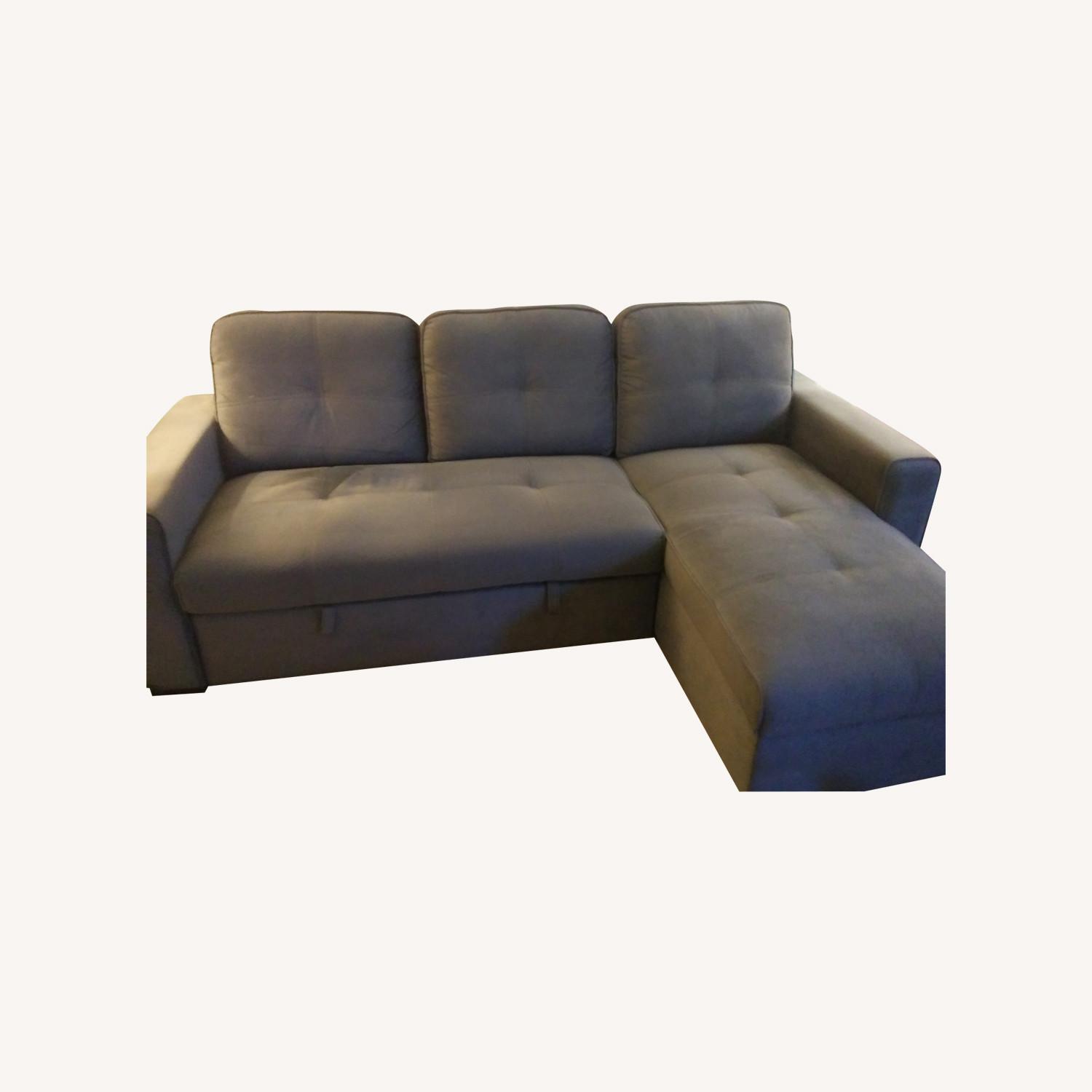 Raymour & Flanigan 92" Sofa Bed - image-0