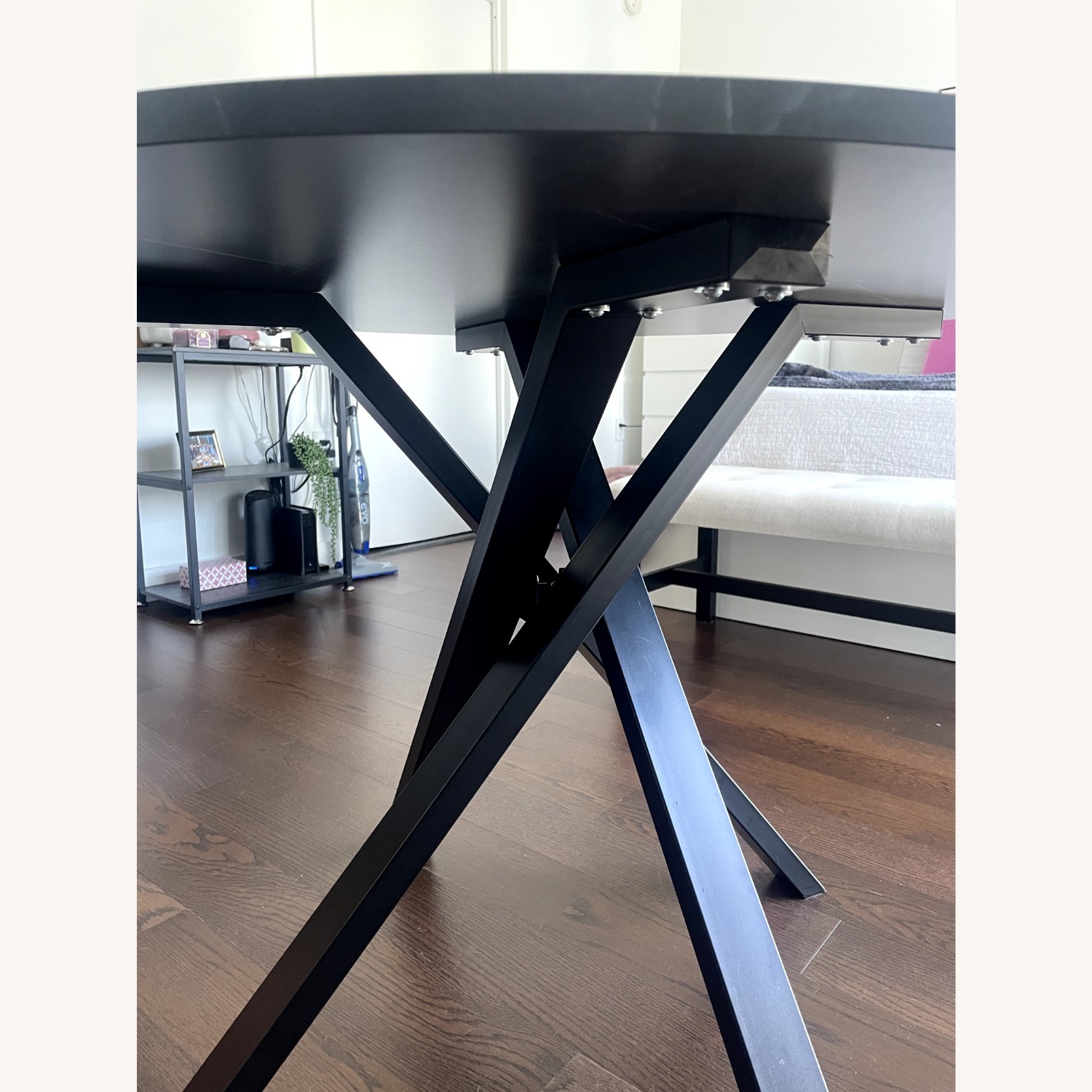 IKEA Mariedamm Table - Black Marble - image-2