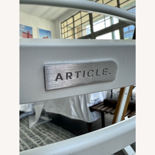 Used Article Eleya Metal Outdoor/Indoor Rocking Chair for sale on AptDeco