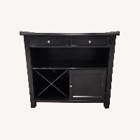 Pottery Barn Bar Cabinet W Wine Storage