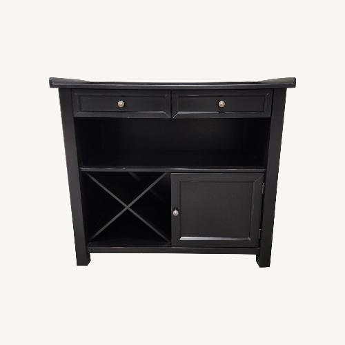 Used Pottery Barn Bar Cabinet W Wine Storage for sale on AptDeco
