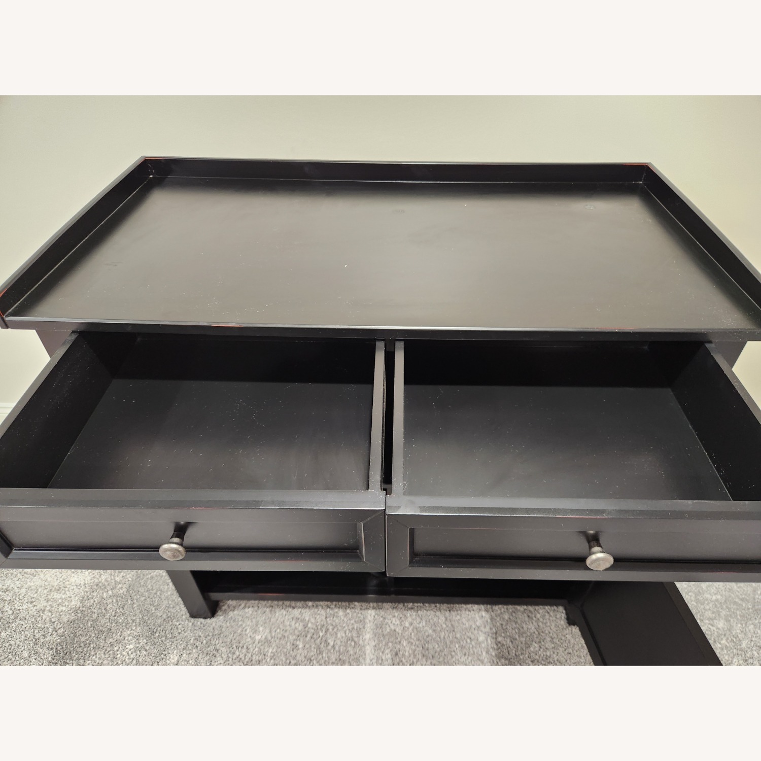 Pottery Barn Bar Cabinet W Wine Storage - image-4