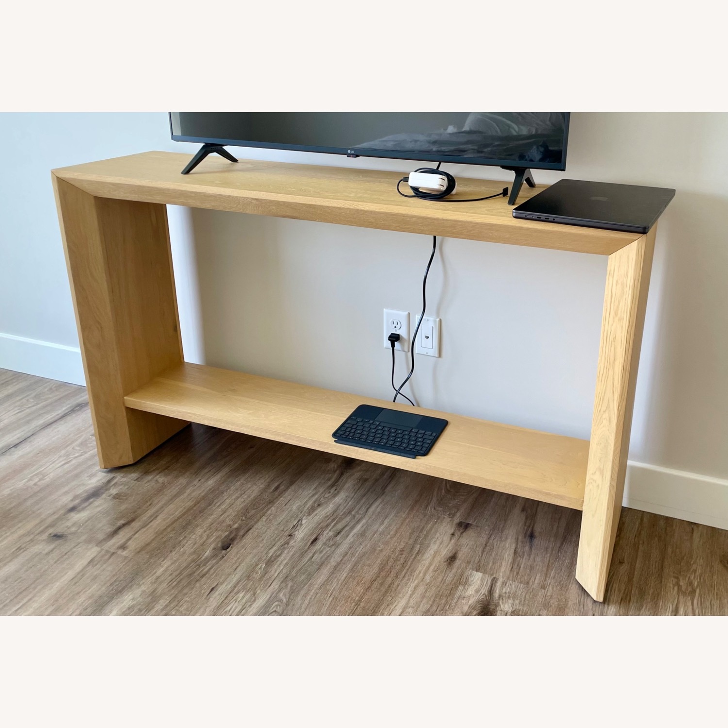 Crate & Barrel Baja 54” Console Table Natural - image-2