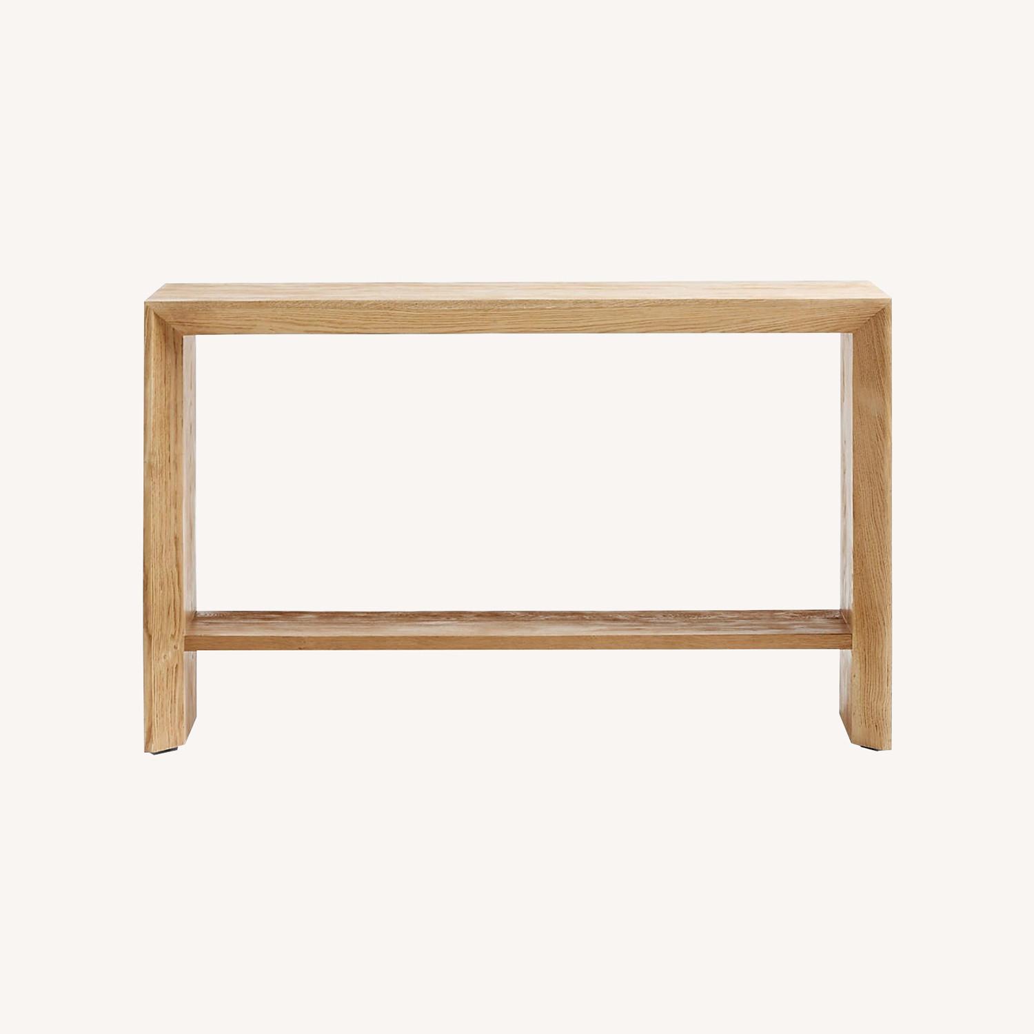Crate & Barrel Baja 54” Console Table Natural - image-0