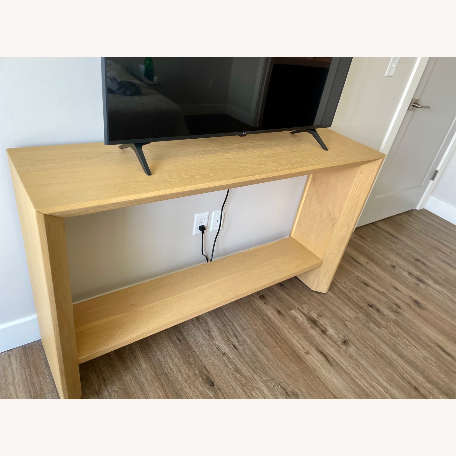 Crate & Barrel Baja 54” Console Table Natural - image-1