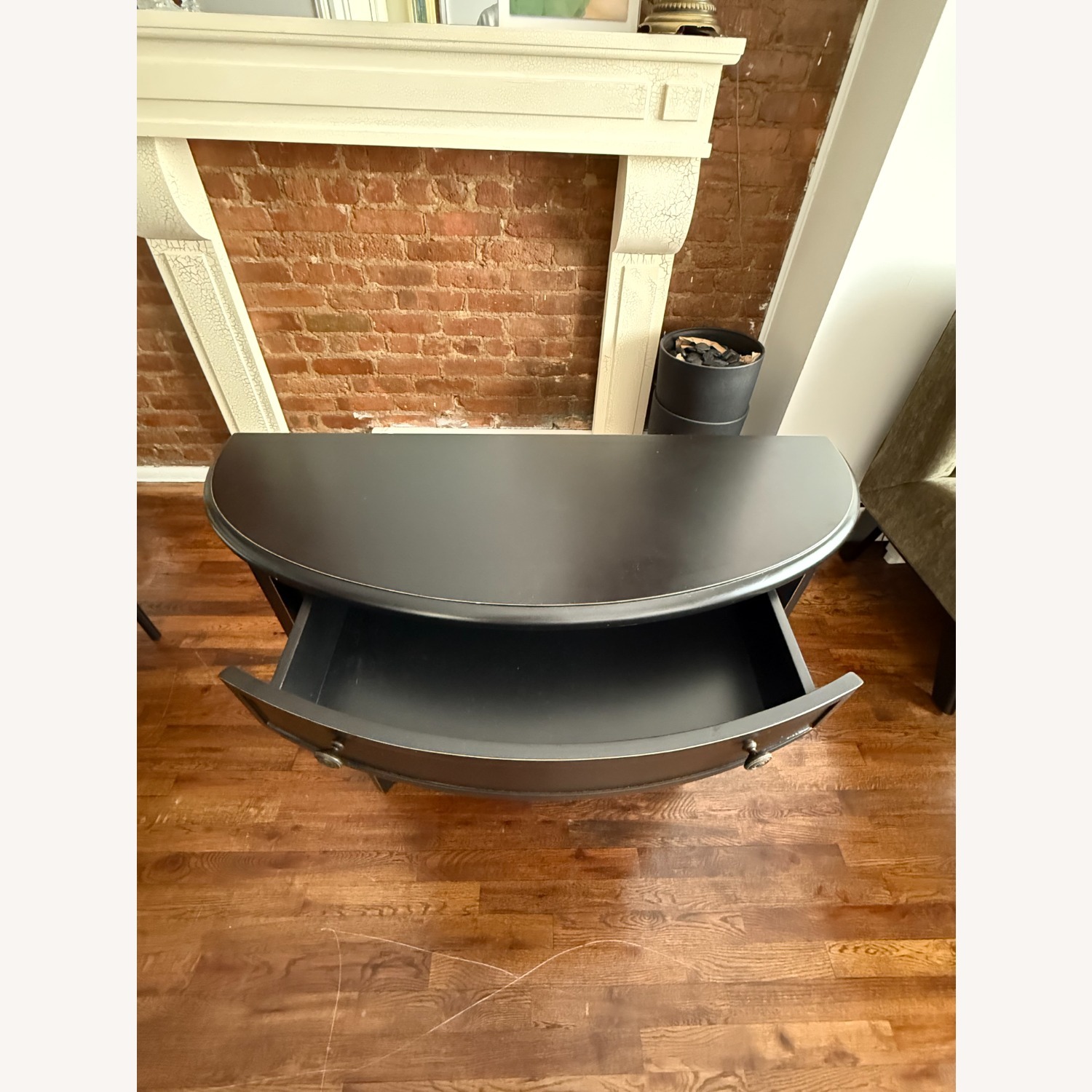 Black Entry Table with 2 Drawers  - image-6