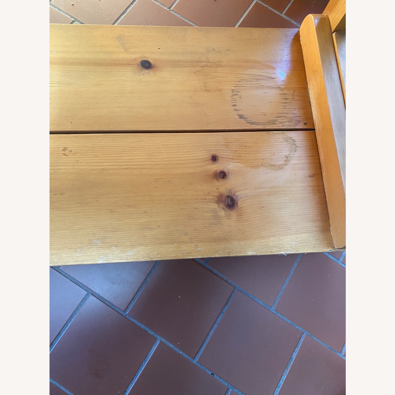 Kitchen Utility Table with Wine Wrack - image-4