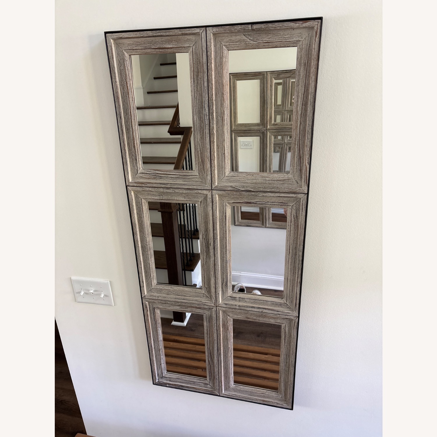 Pottery Barn  Aiden Paneled Mirror - image-3