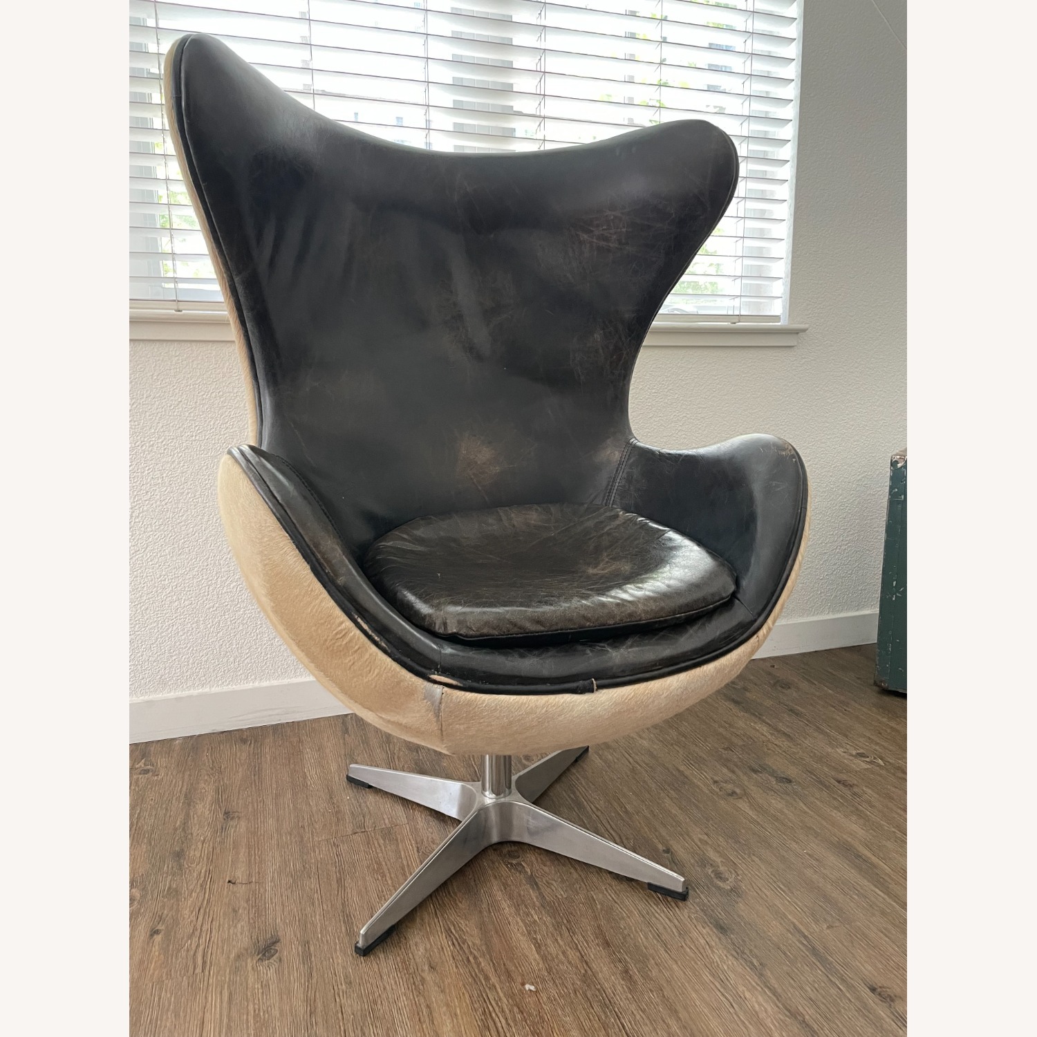 Vintage Restoration Hardware Copenhagen Egg Chair - image-5