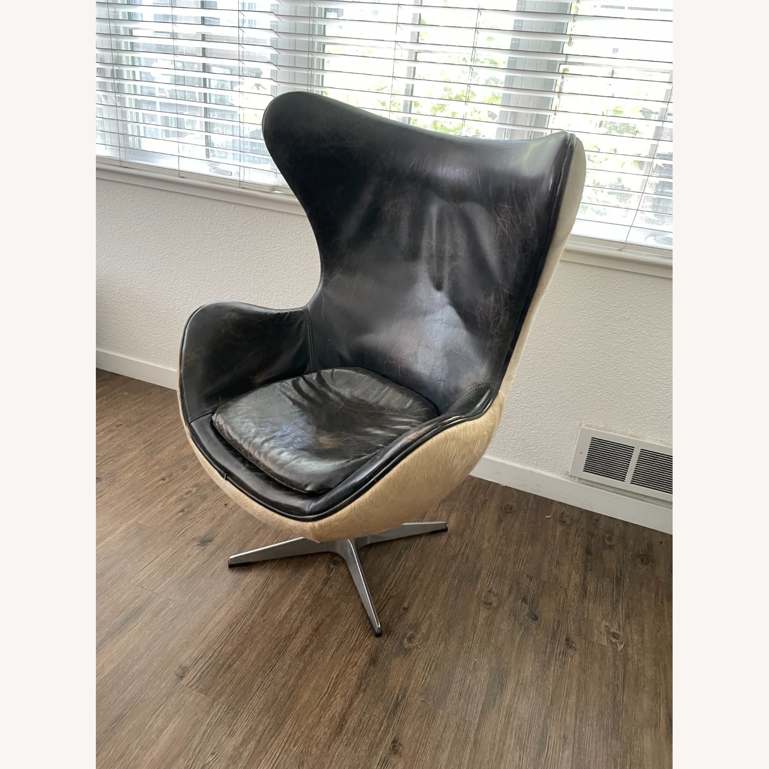 Vintage Restoration Hardware Copenhagen Egg Chair - image-6