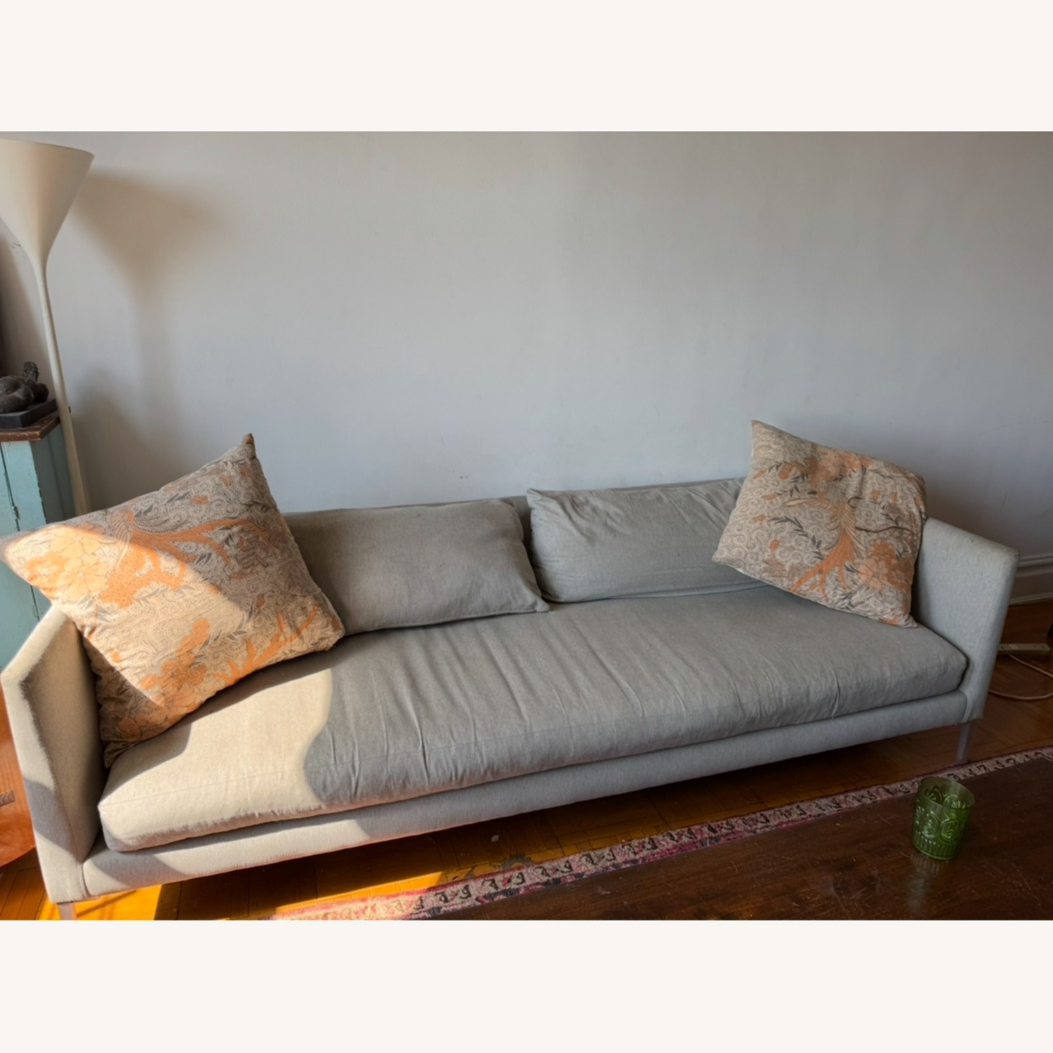Room & Board Lamour Modern Grey Couch - image-2