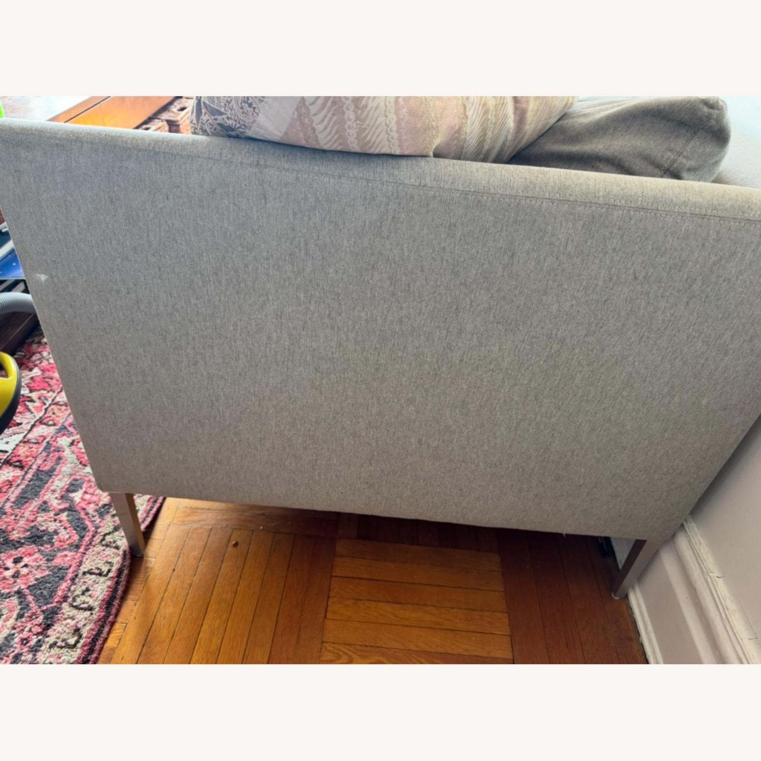 Room & Board Lamour Modern Grey Couch - image-4