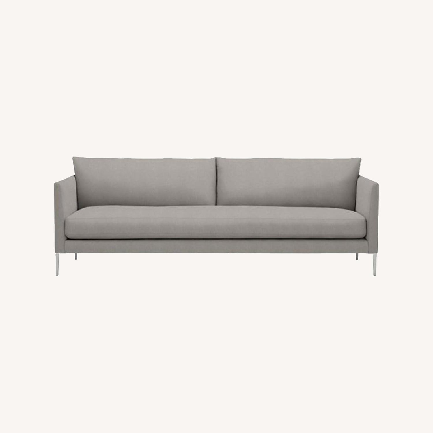 Room & Board Lamour Modern Grey Couch - image-0