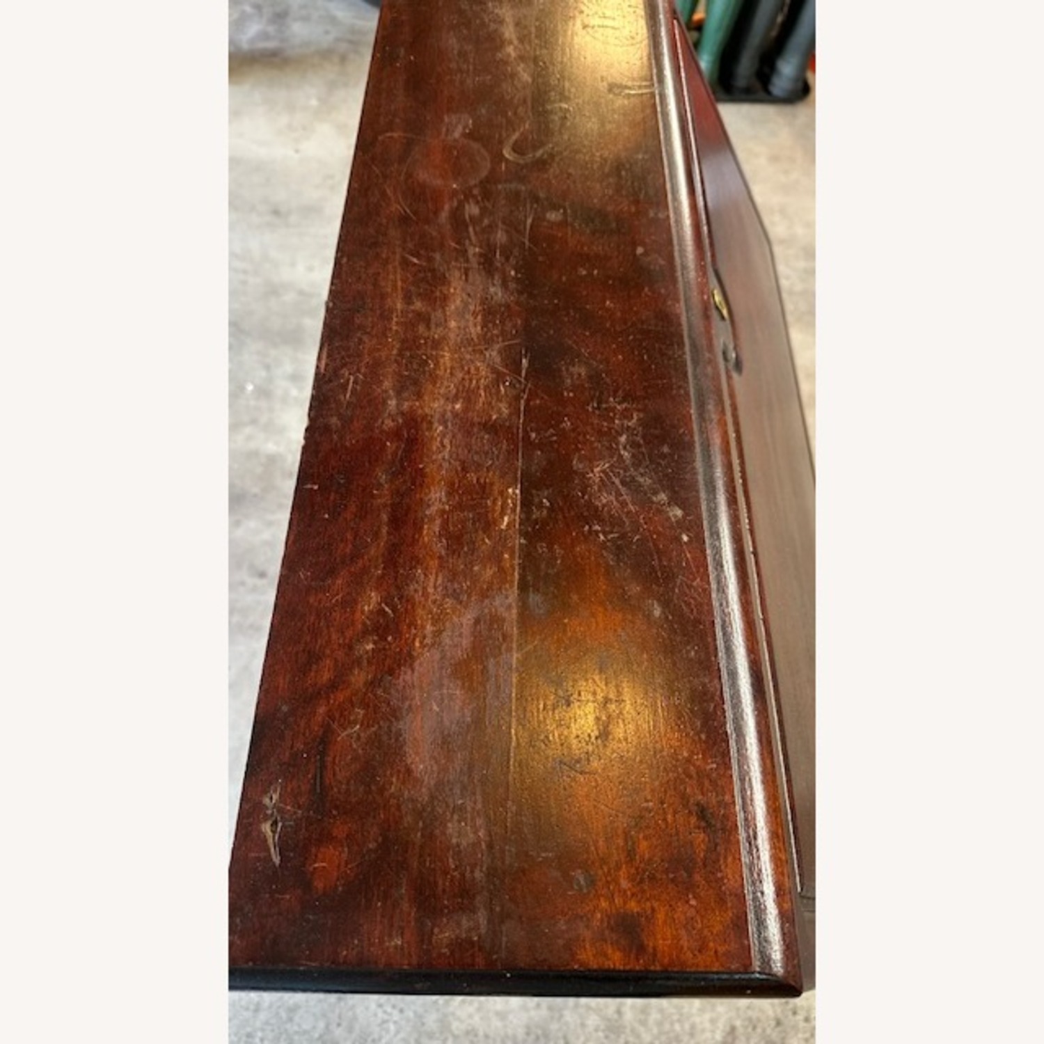 Antique Secretary Drop Front Desk - image-3