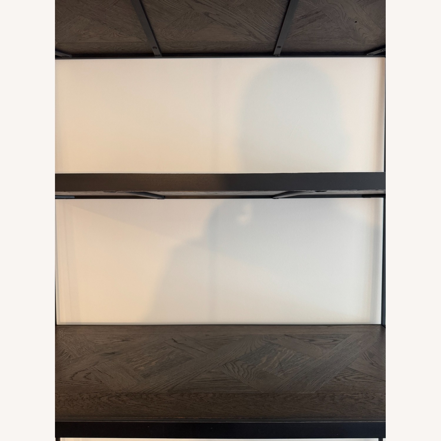 Restoration Hardware Reclaimed Russian Oak Parquet Single Shelving - image-3