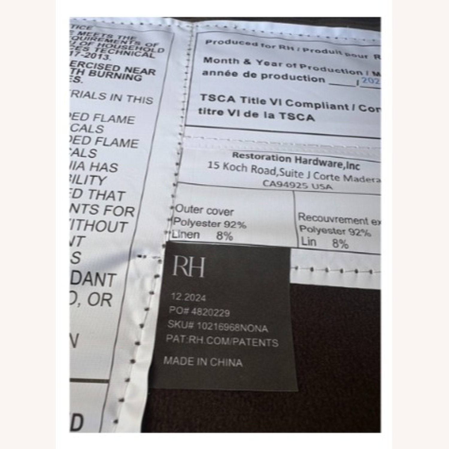 Restoration Hardware Chelsea Recliner Armless Sectional - image-1