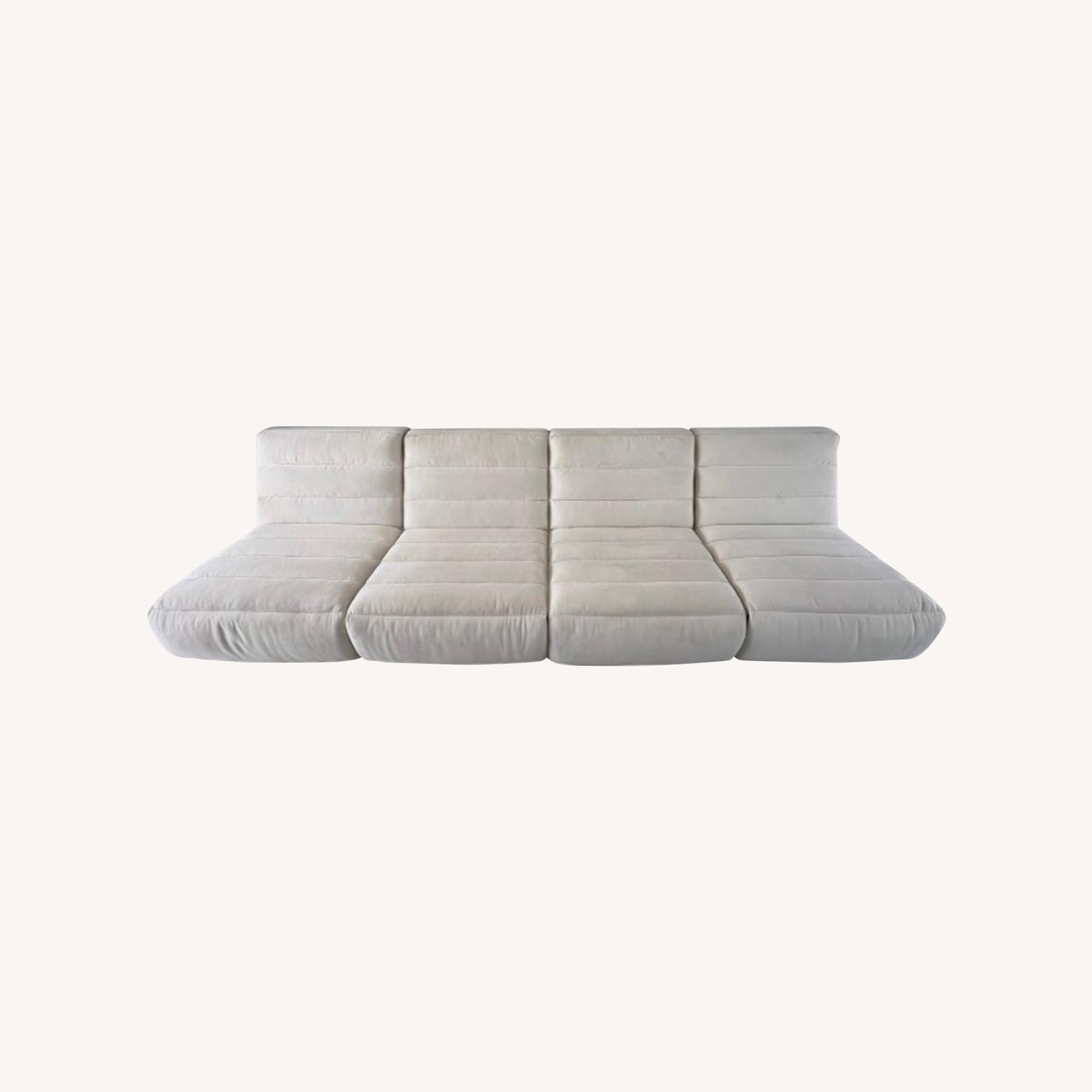 Restoration Hardware Chelsea Recliner Armless Sectional - image-29