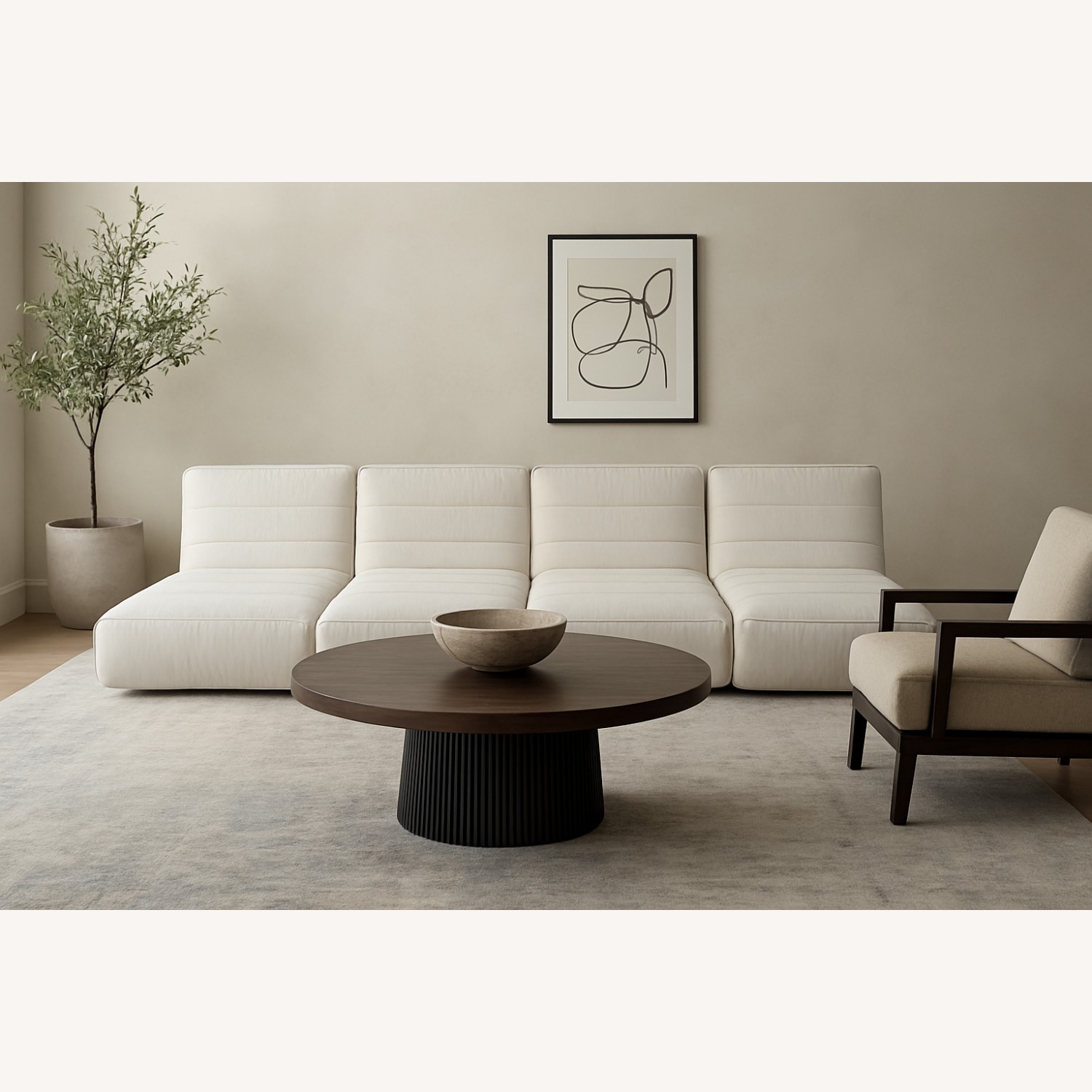 Restoration Hardware Chelsea Recliner Armless Sectional - image-30