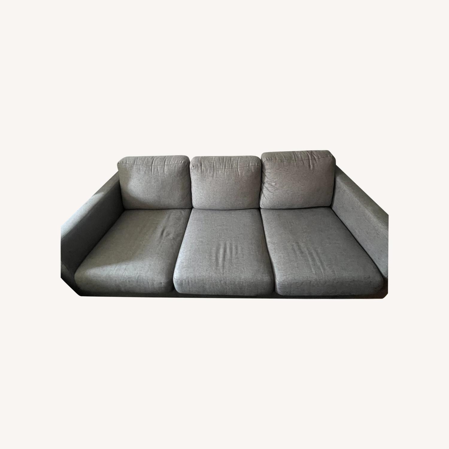 3 Seater Gray Sofa - image-0