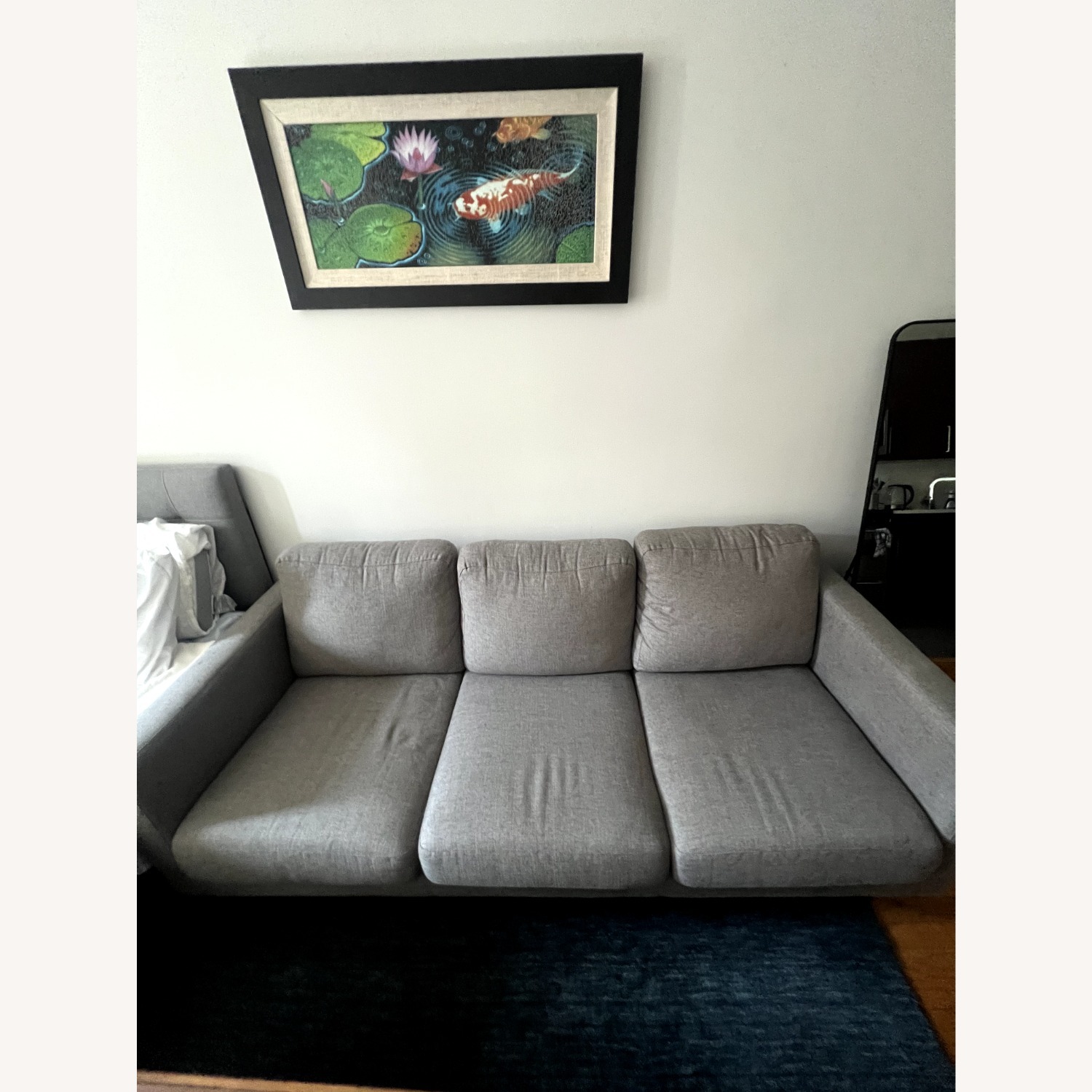 3 Seater Gray Sofa - image-1