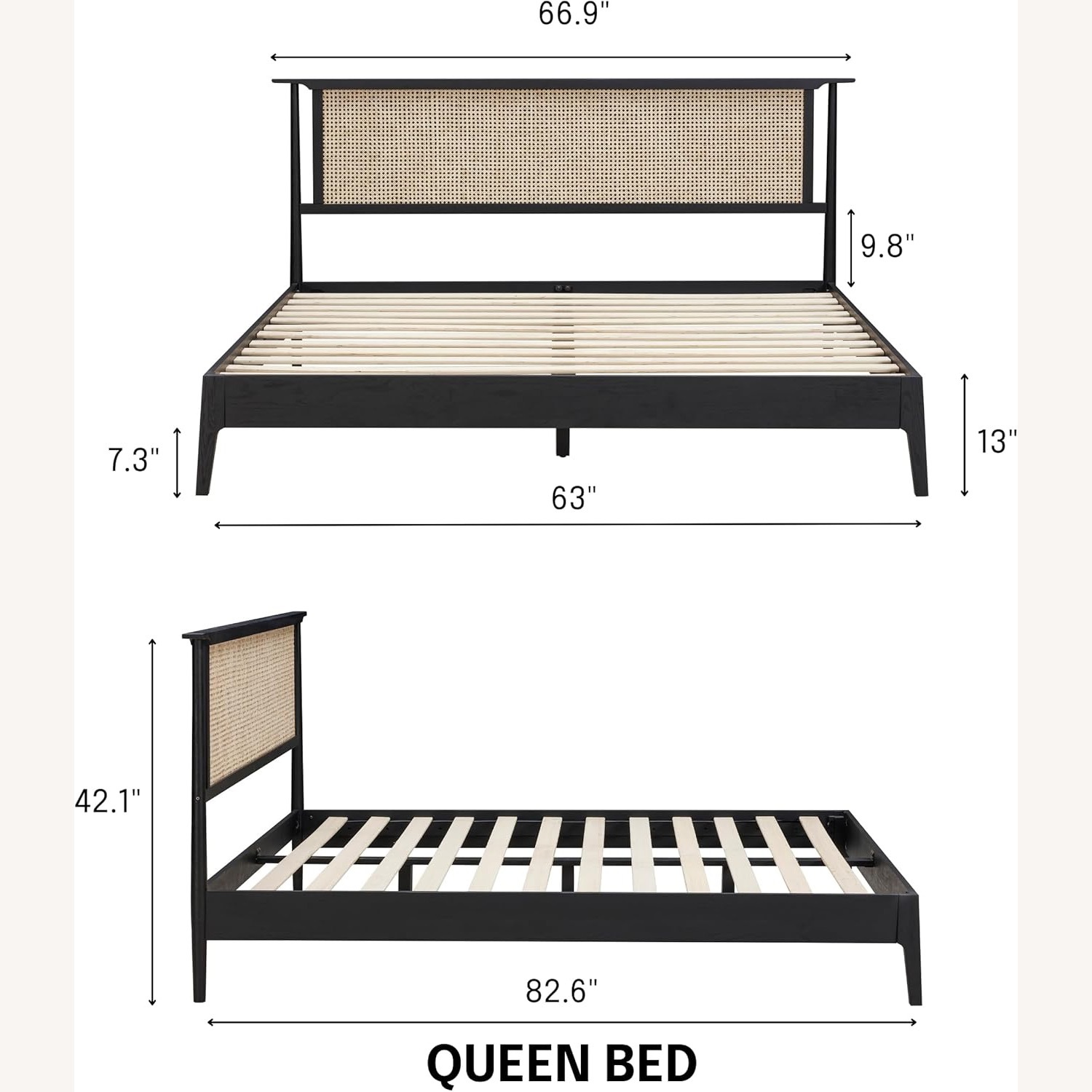Ruby Wooden Bed Frame  - image-2