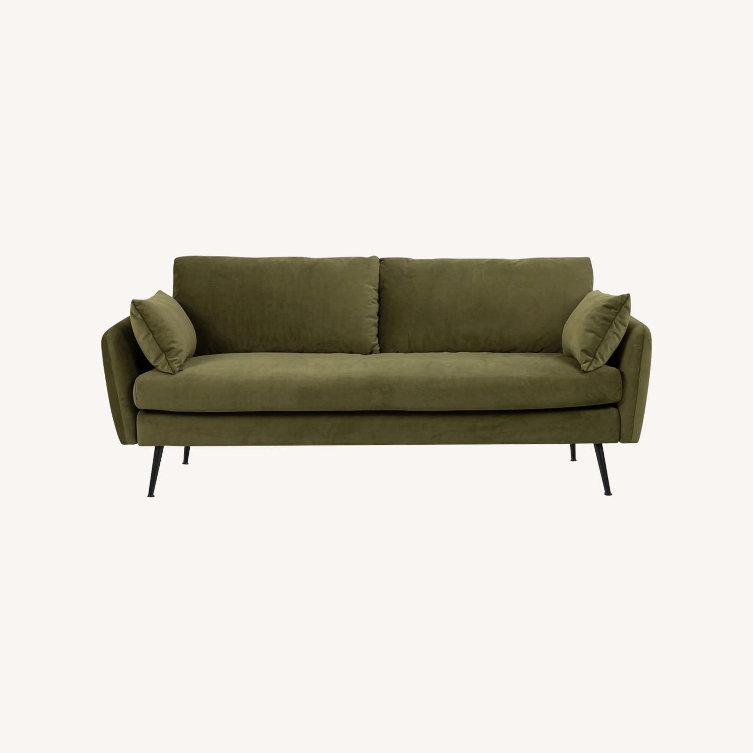 Albany Park Sofa- Green Performance Velvet  - image-7