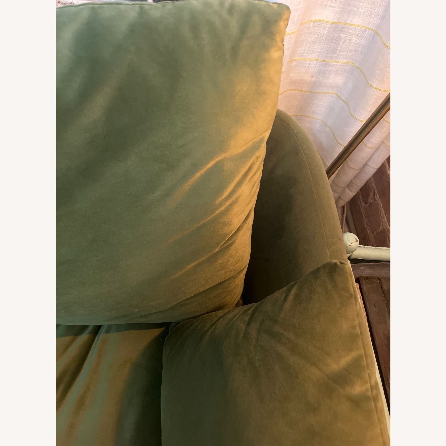 Albany Park Sofa- Green Performance Velvet  - image-5