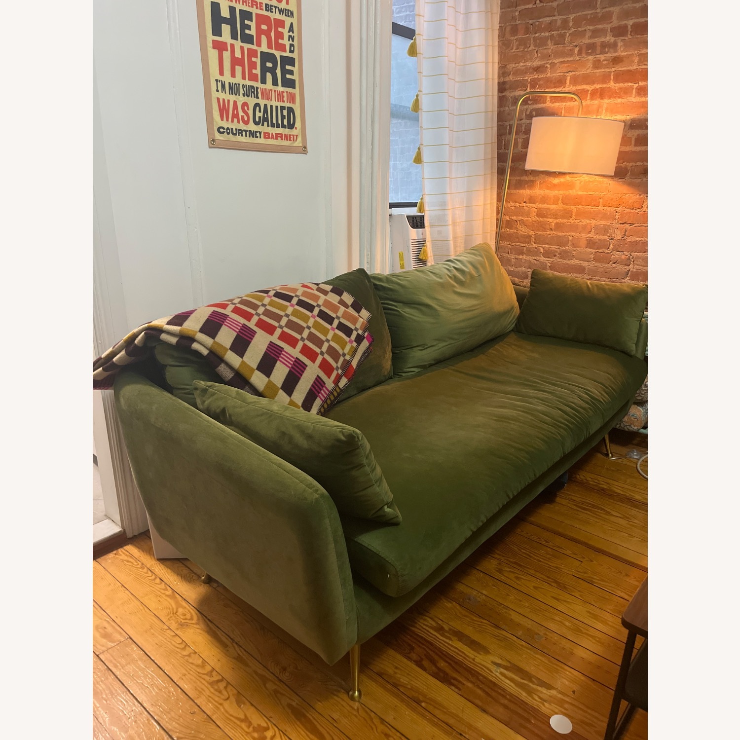 Albany Park Sofa- Green Performance Velvet  - image-2