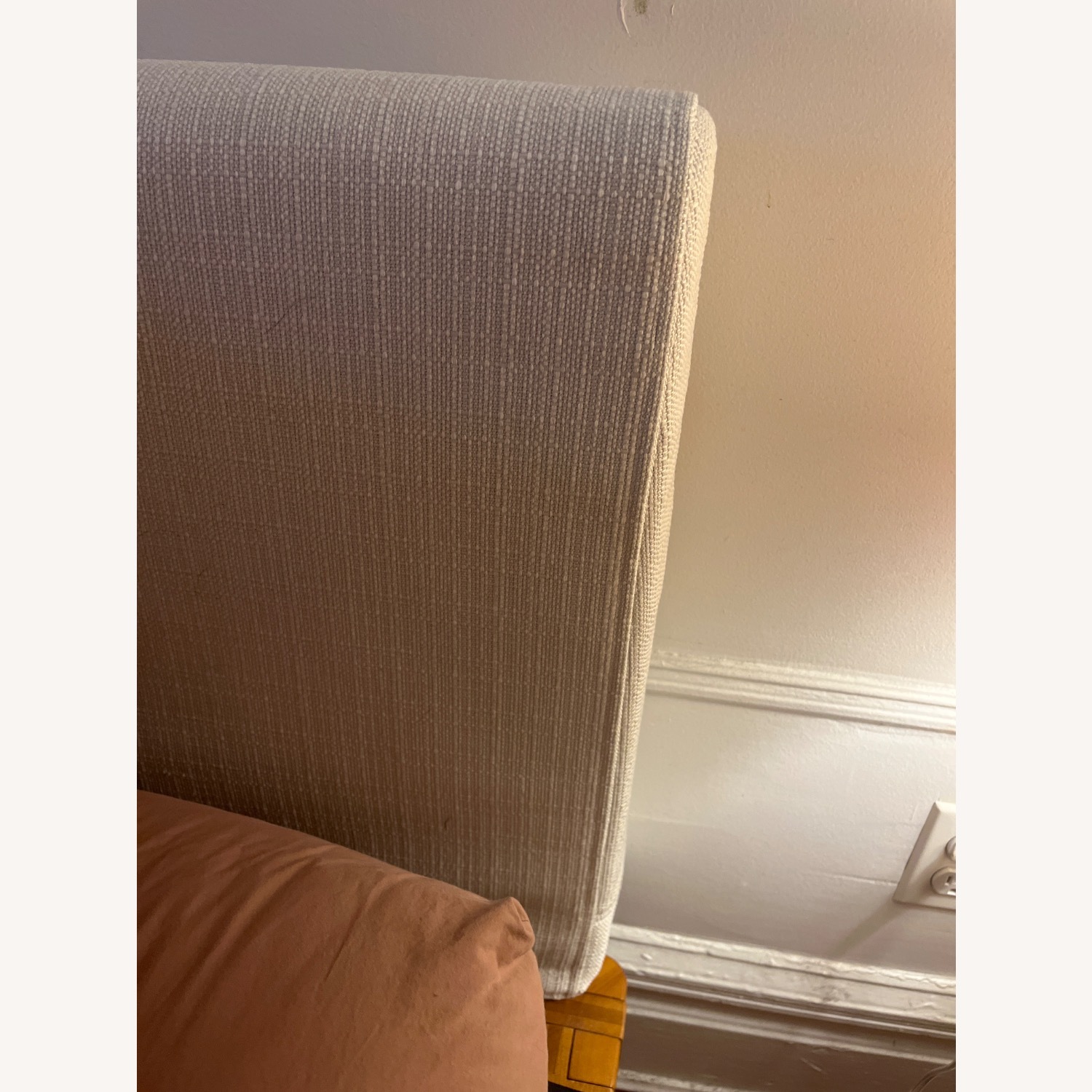 Thuma Walnut Wood Bed With Pillow Headboard - image-5