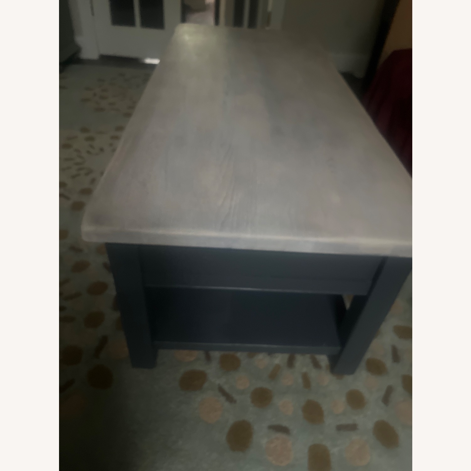 Restored Vintage Solid Oak Coffee Table - image-3