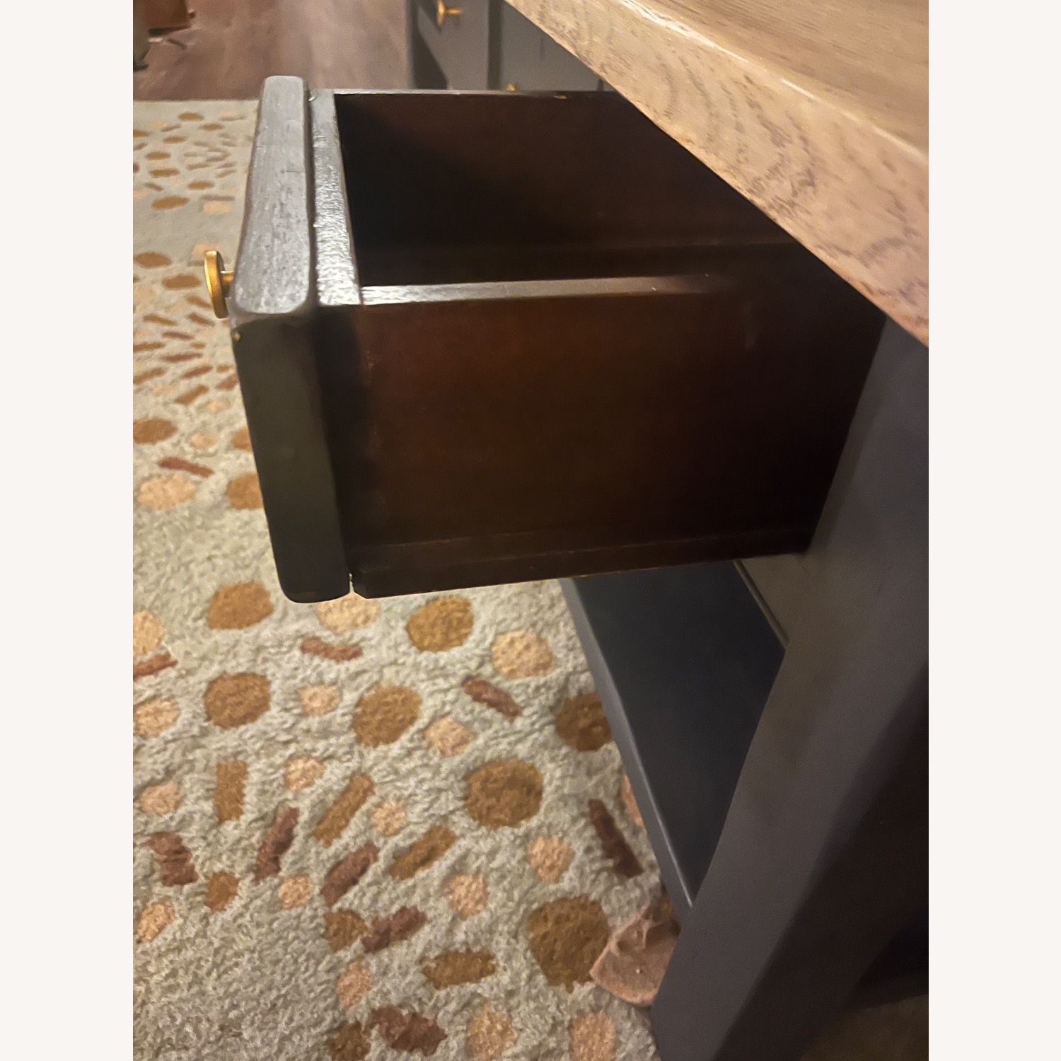 Restored Vintage Solid Oak Coffee Table - image-2