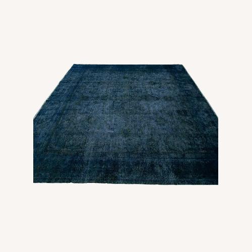 Used 1960s Mid-Century Vintage Overdyed Wool Rug for sale on AptDeco