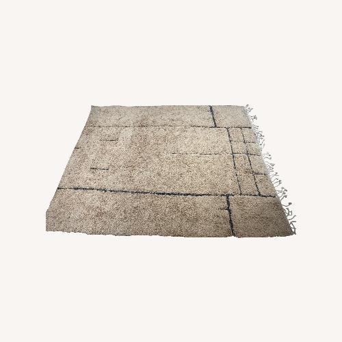 Used Moroccan Wool Rug for sale on AptDeco