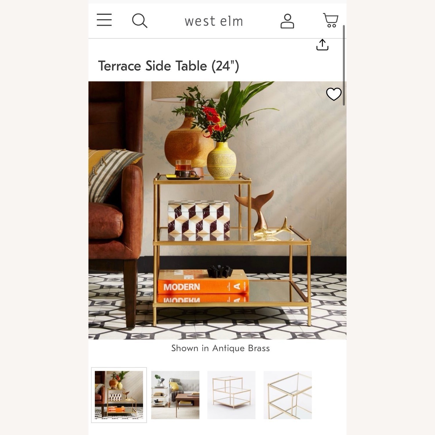 West Elm Terrace Graduated Side Table - image-2