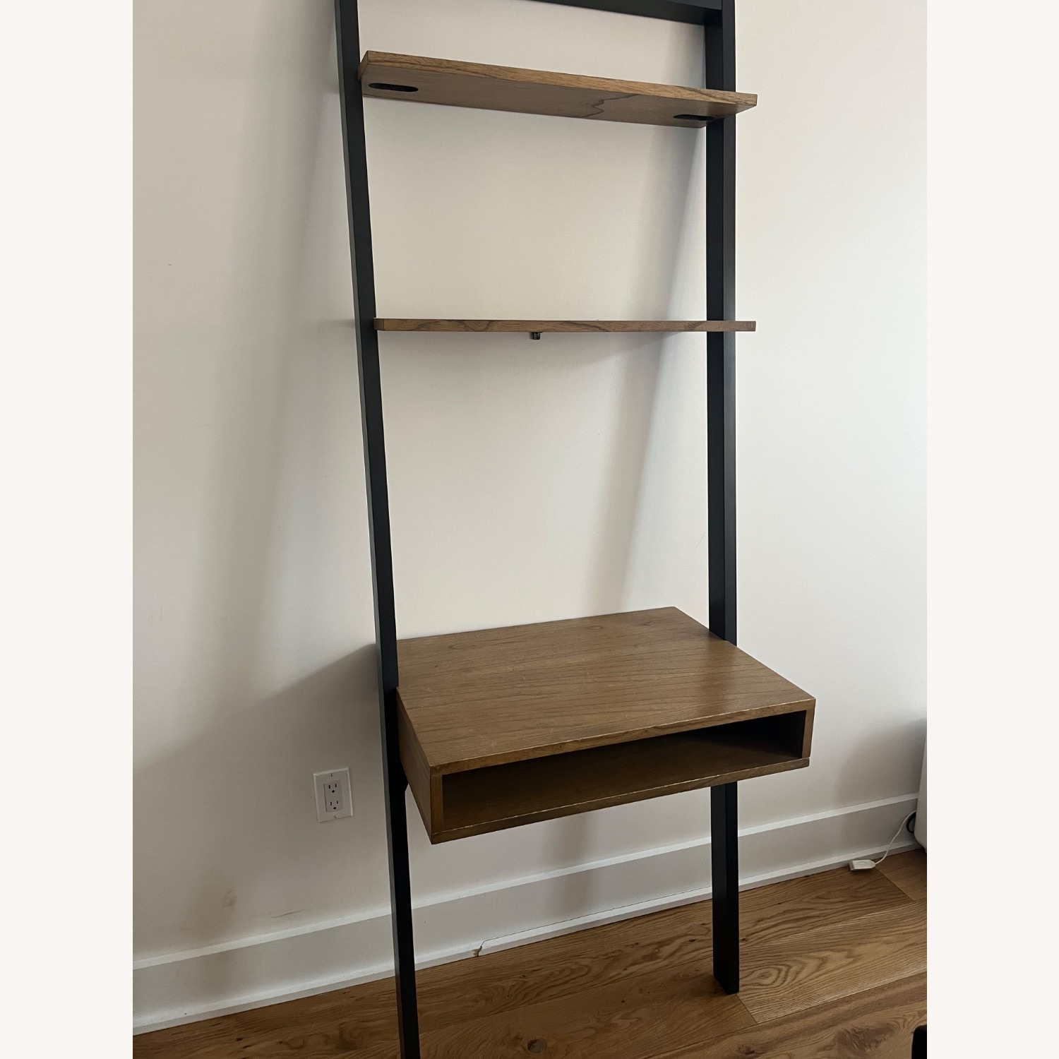 West Elm Ladder Shelf Wall Desk (28") - image-1