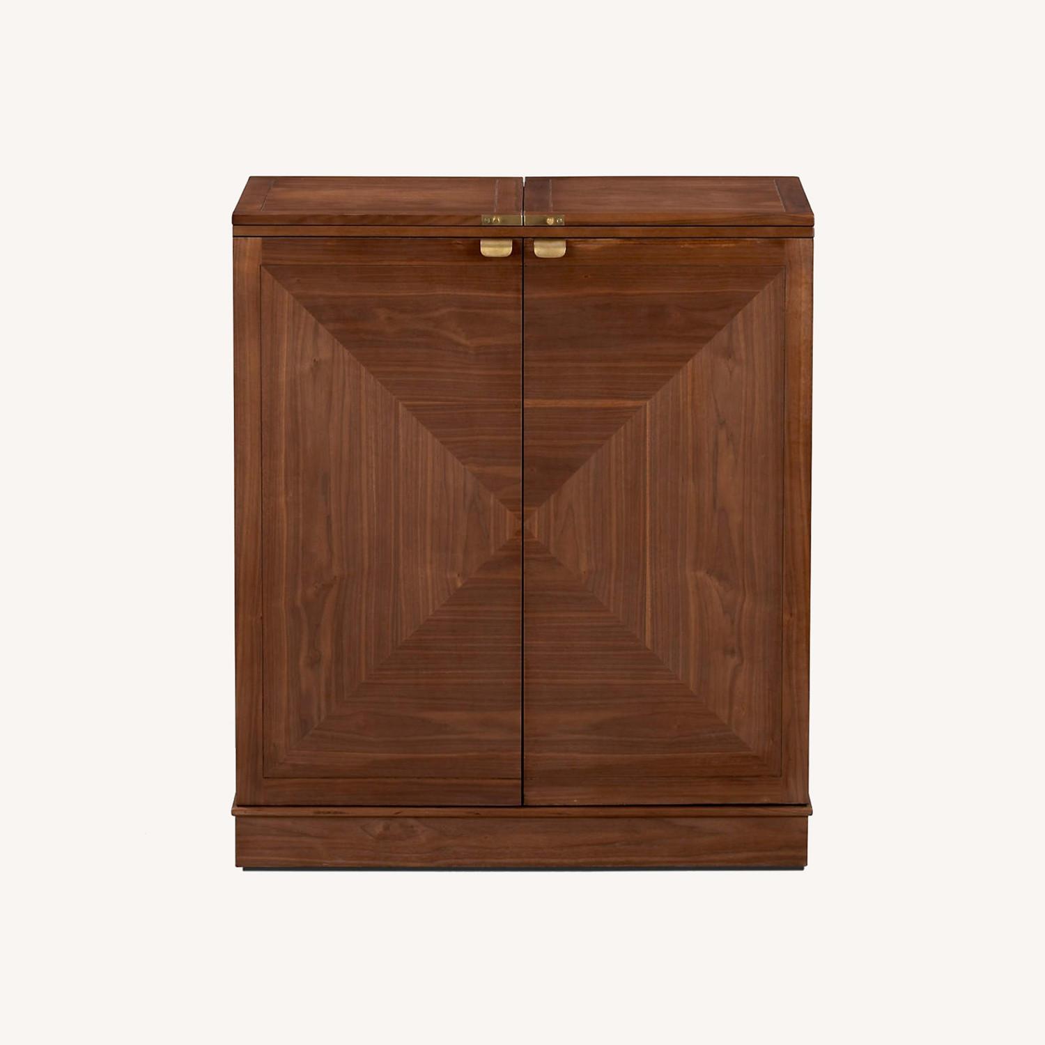 Crate & Barrel Maxine Bar Cart - image-0