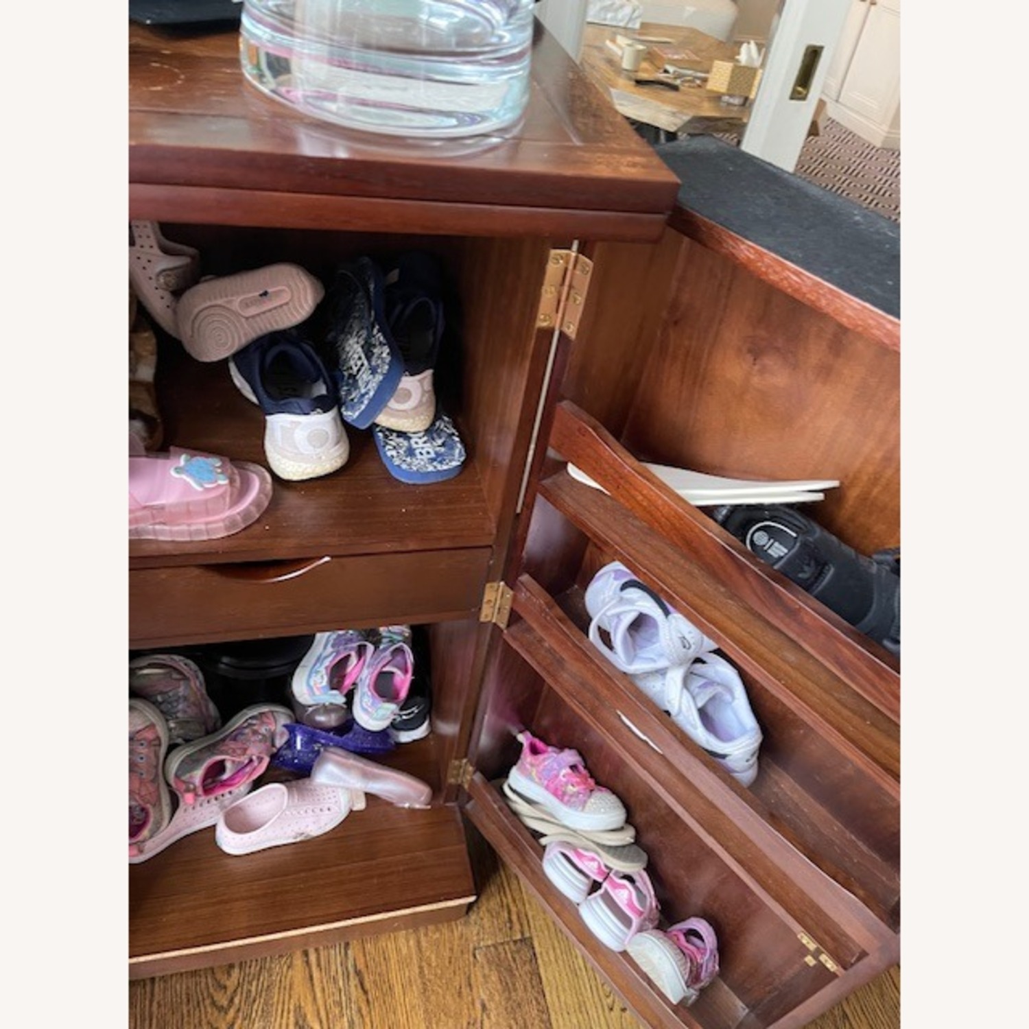 Crate & Barrel Maxine Bar Cart - image-4