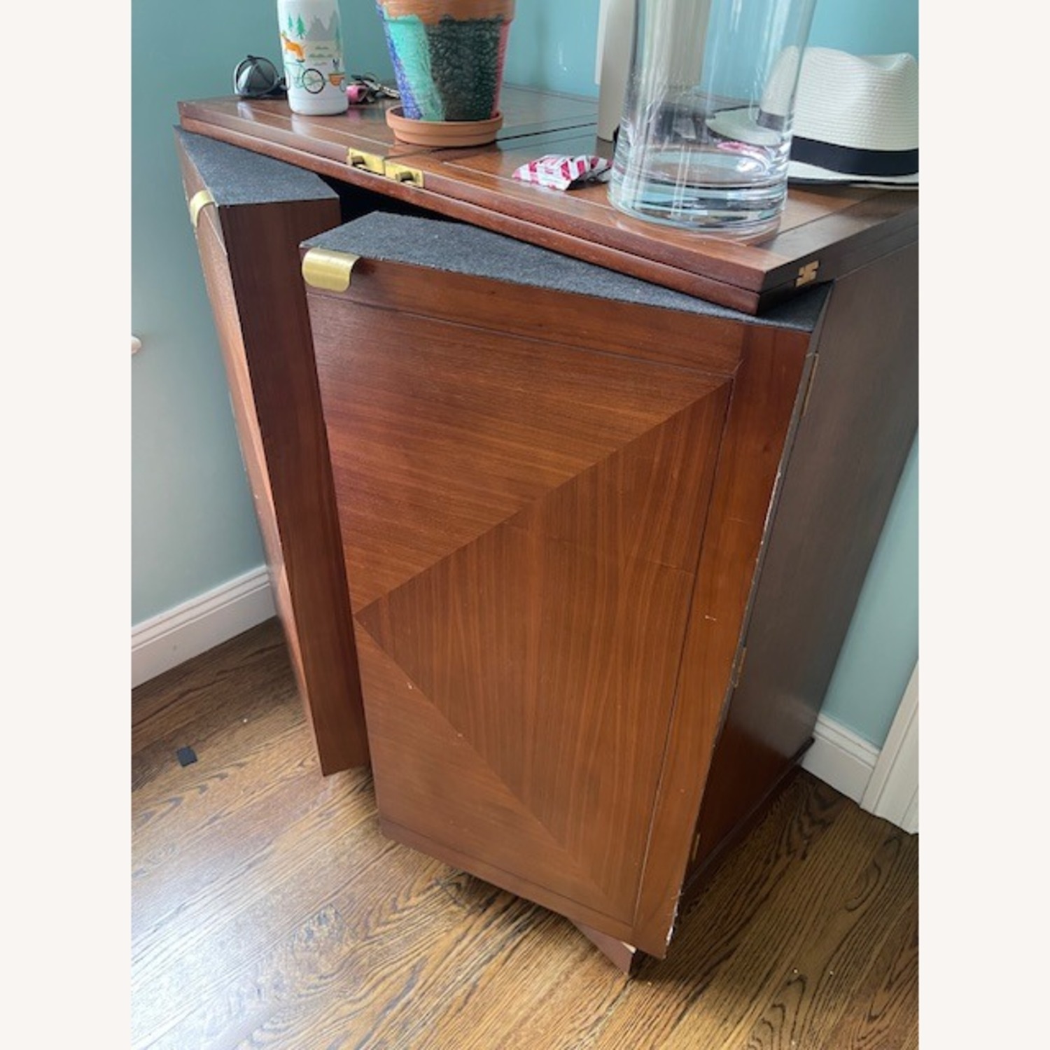 Crate & Barrel Maxine Bar Cart - image-1