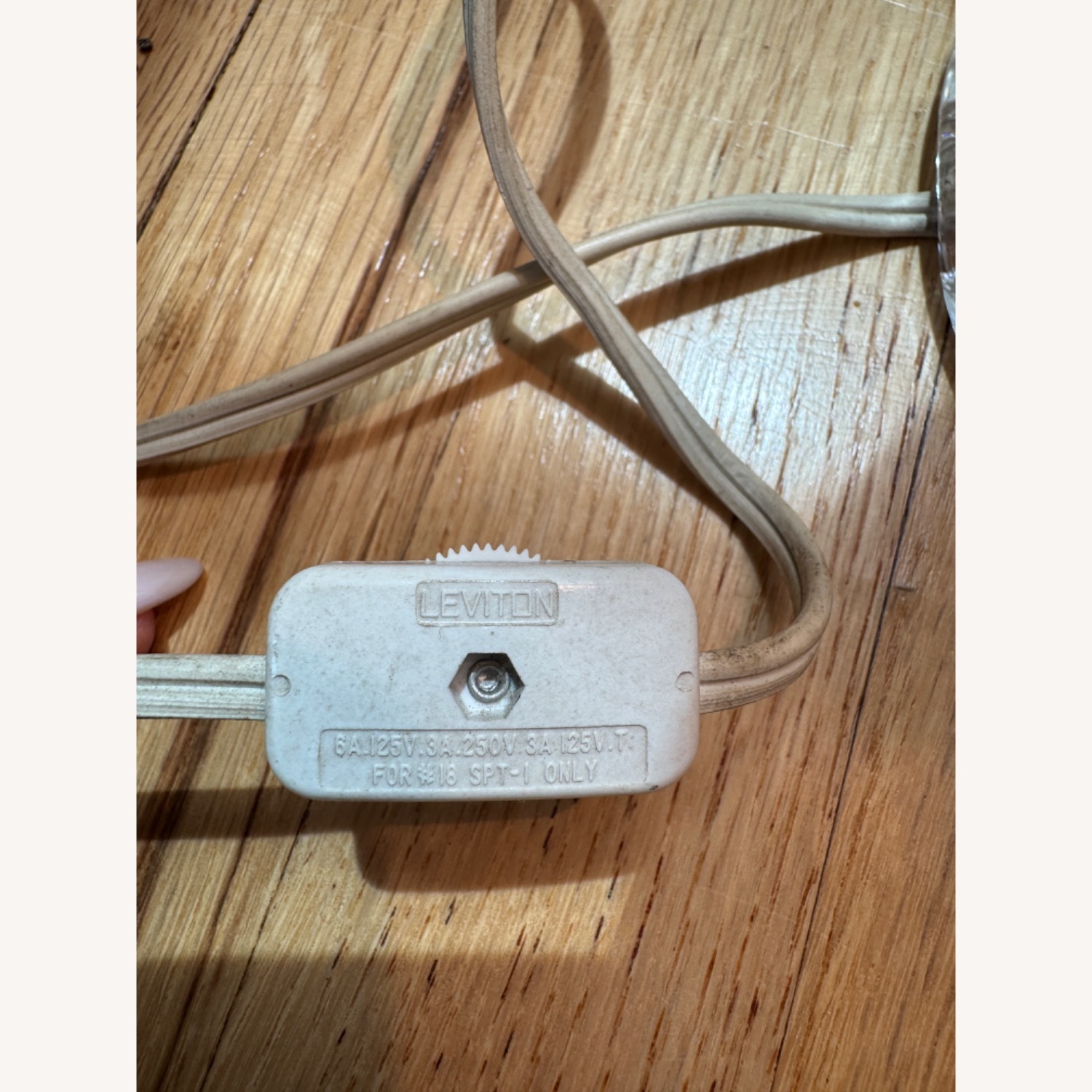 Leviton Vintage Crystal Boudoir Table Lamp 18" - image-6