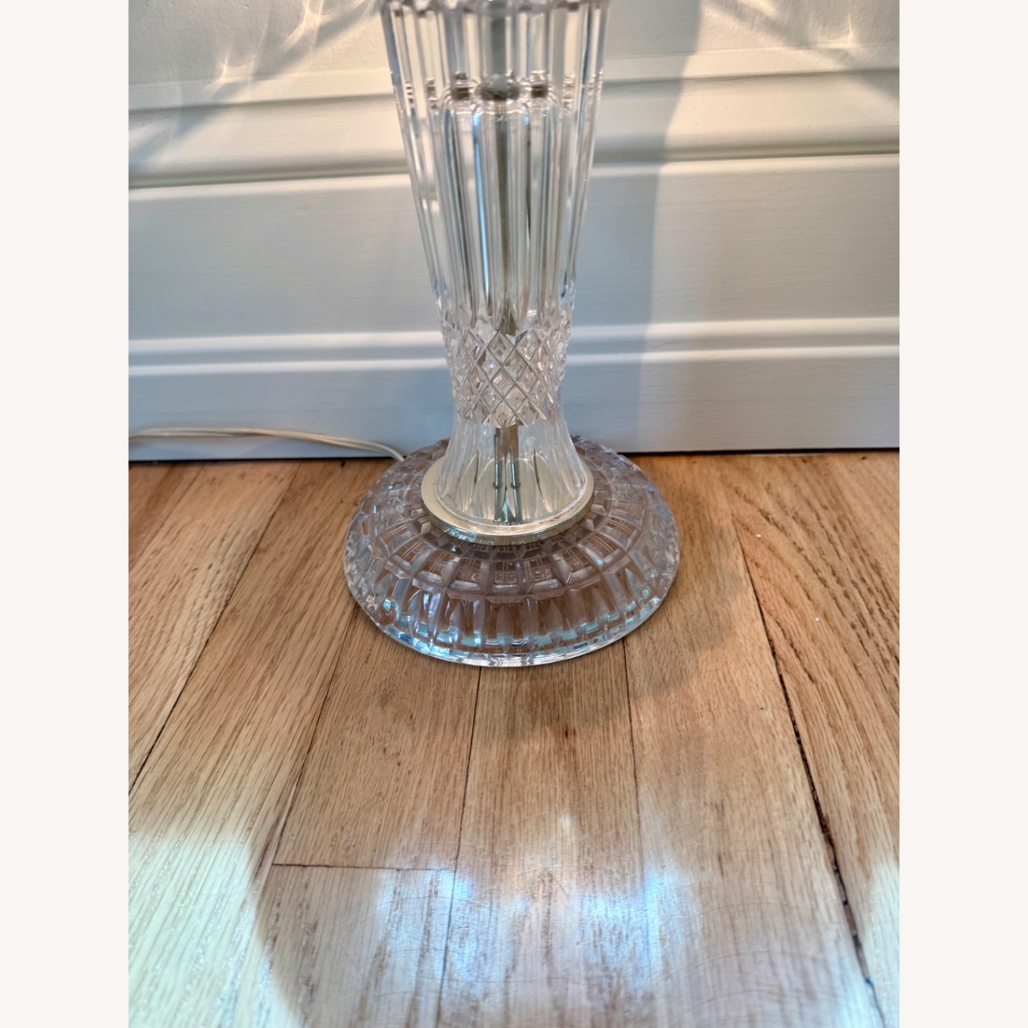 Leviton Vintage Crystal Boudoir Table Lamp 18" - image-5