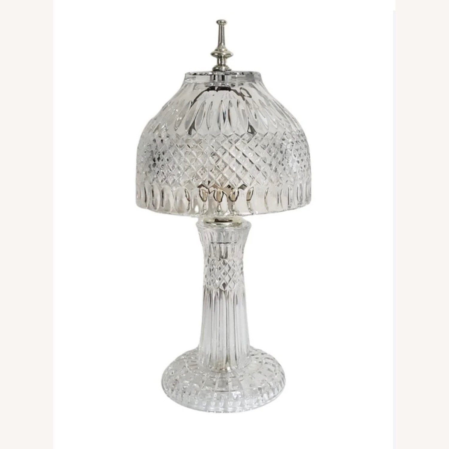 Leviton Vintage Crystal Boudoir Table Lamp 18" - image-1