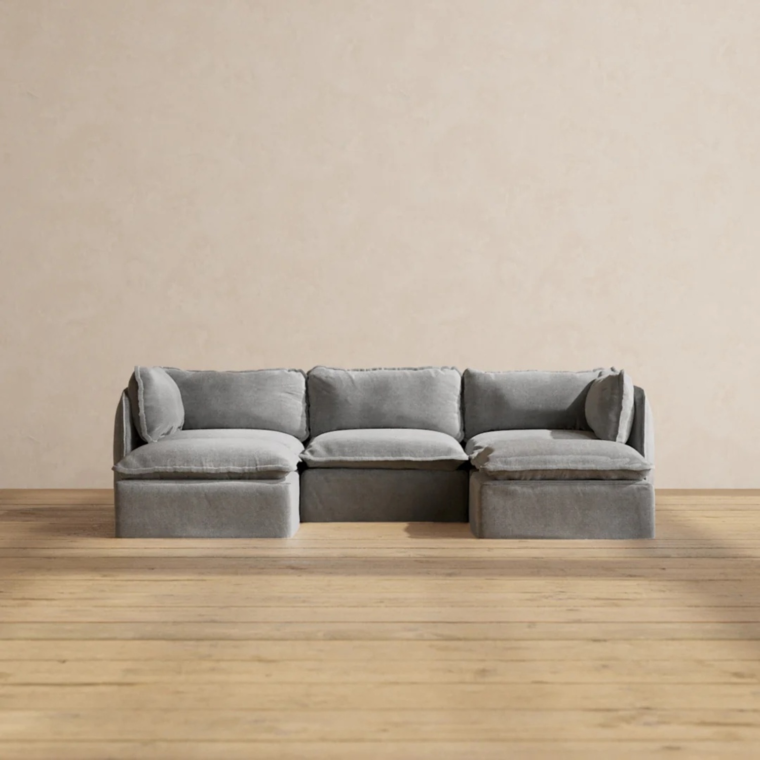 Anabei Sectional 3 Seats + 2 Ottomans - image-4