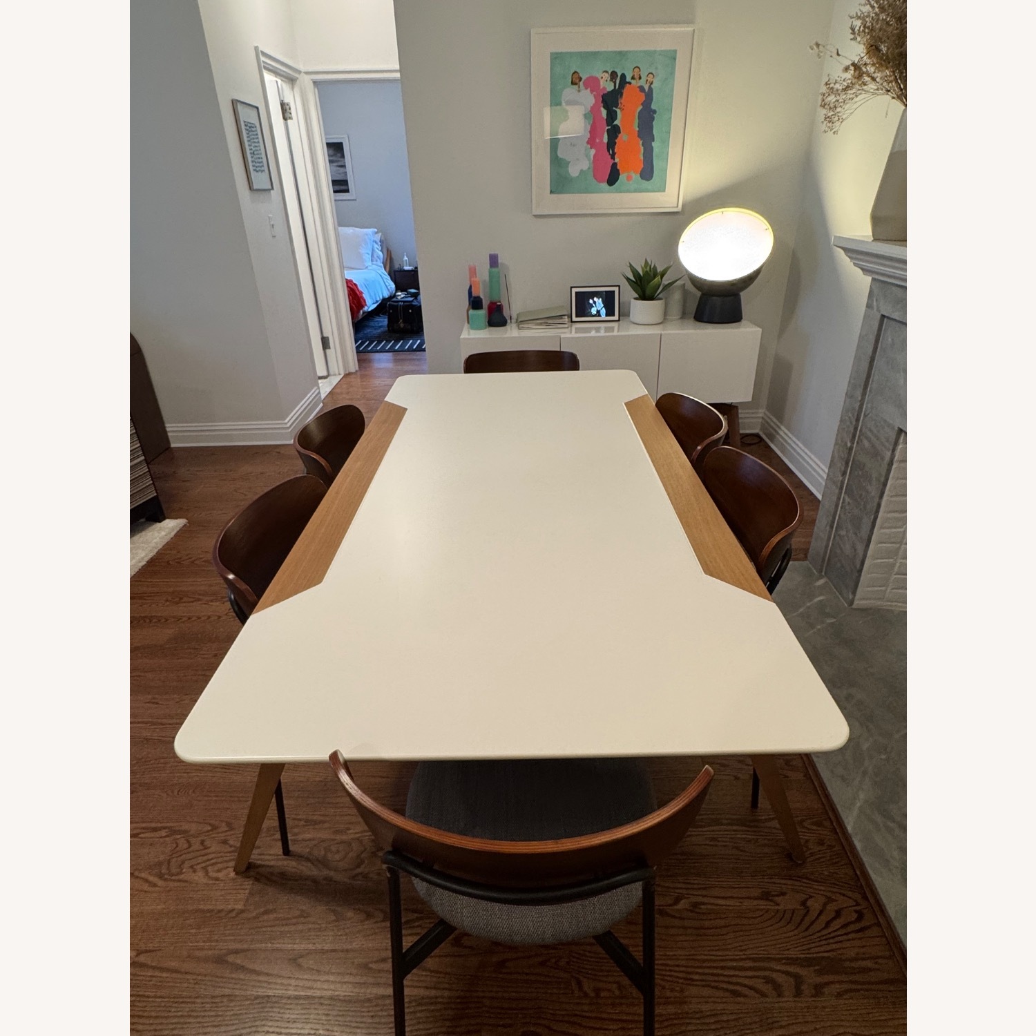 Rove Concepts Erik White Lacquer Dining Table - image-3