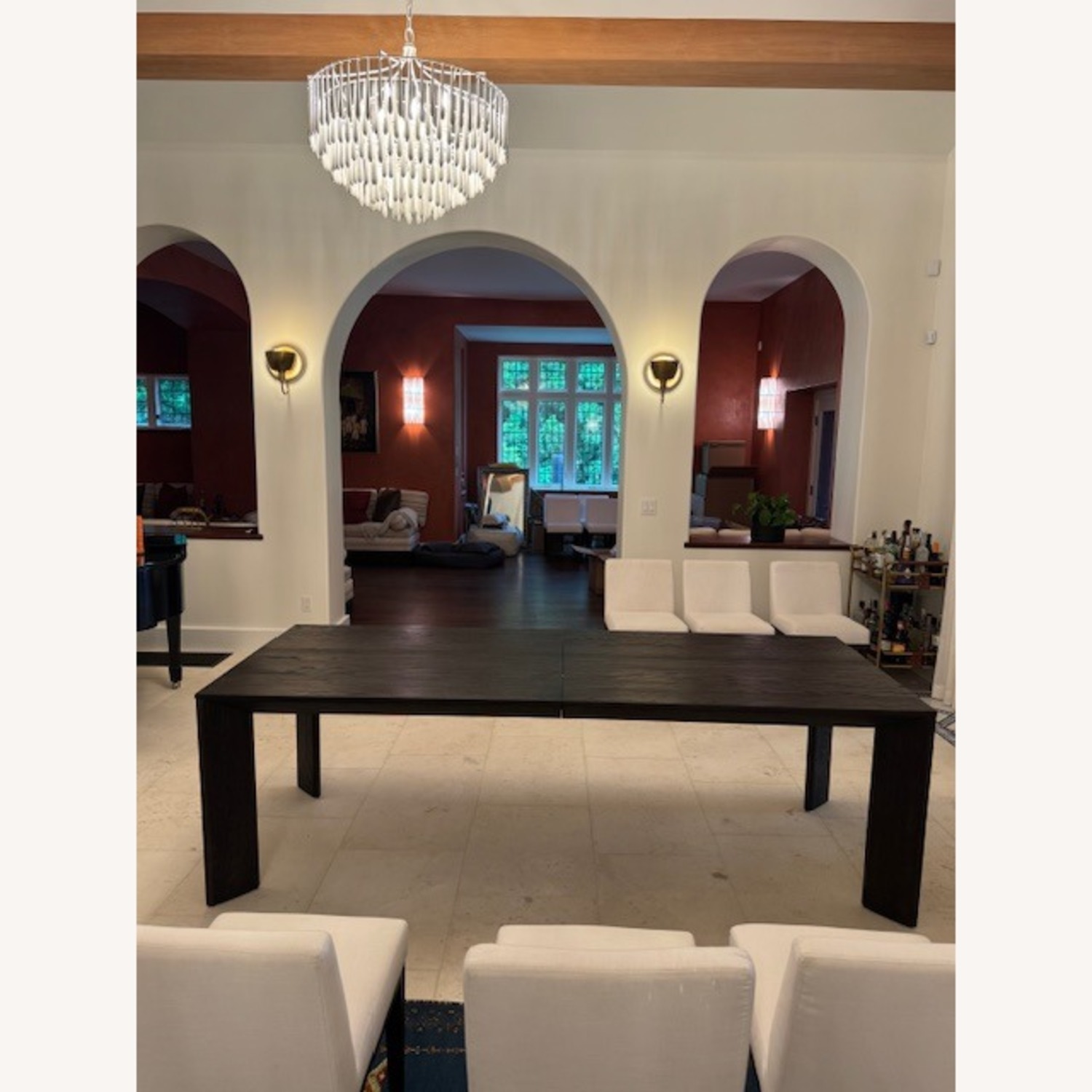 Restoration Hardware Arles Rectangular Dining Table - image-7