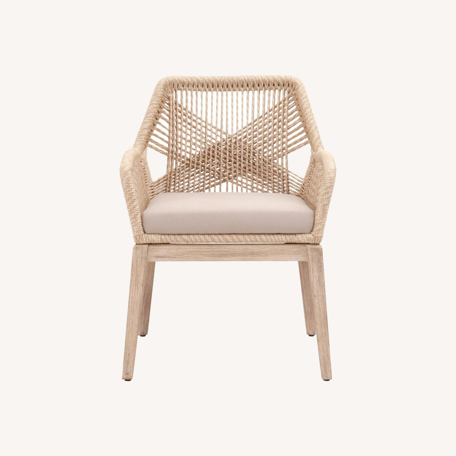 Woven Arm Chairs, Set of 2 - image-0